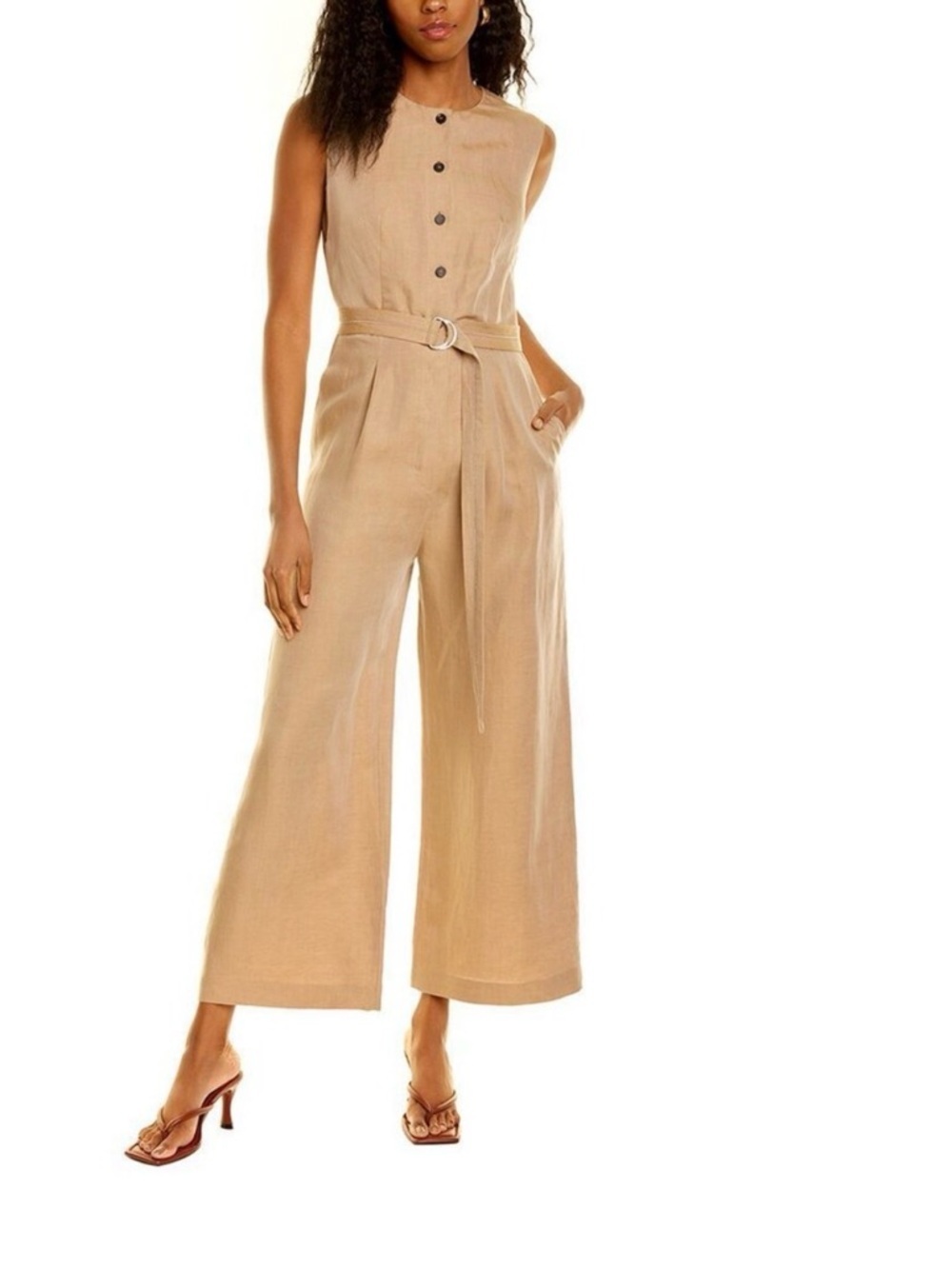 Peserico linen blend jumpsuit